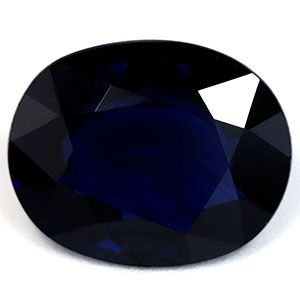 Szafir 3,20 ct, niebieski, szlif owalny