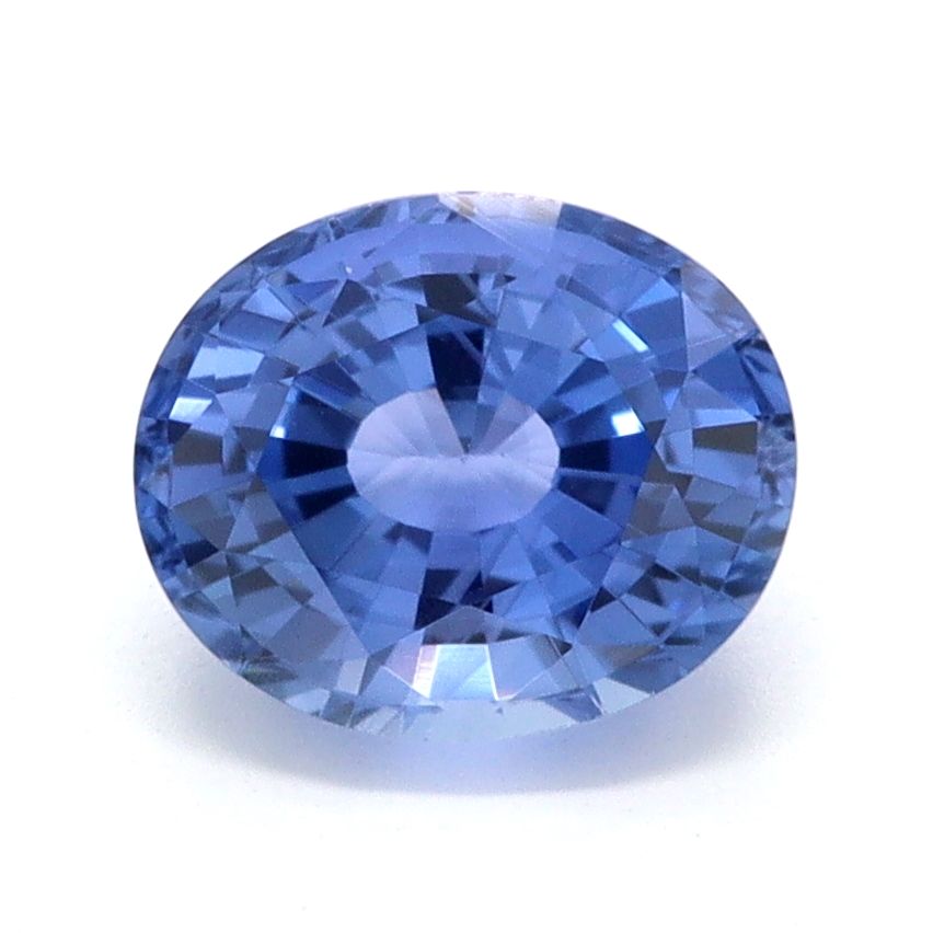 SAPPHIRE FACETED 0.88ct BLUE BLUE EC SRILANKA HEATED