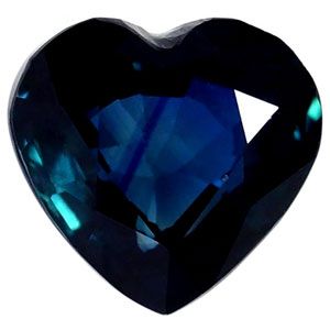 SAPPHIRE FACETED 1.39ct BLUE Intense Blue SI MADAGASCAR HEATED