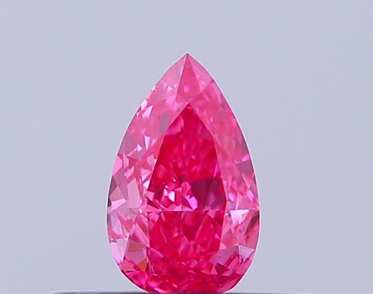 0.31 CT Fancy Vivid Pink PEAR