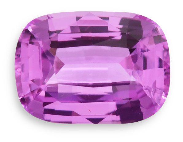 Szafir 1,08 ct, różowy, szlif cushion