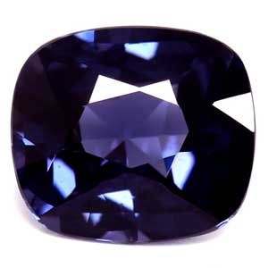 Spinel 1,34 ct, purpurowy, szlif cushion