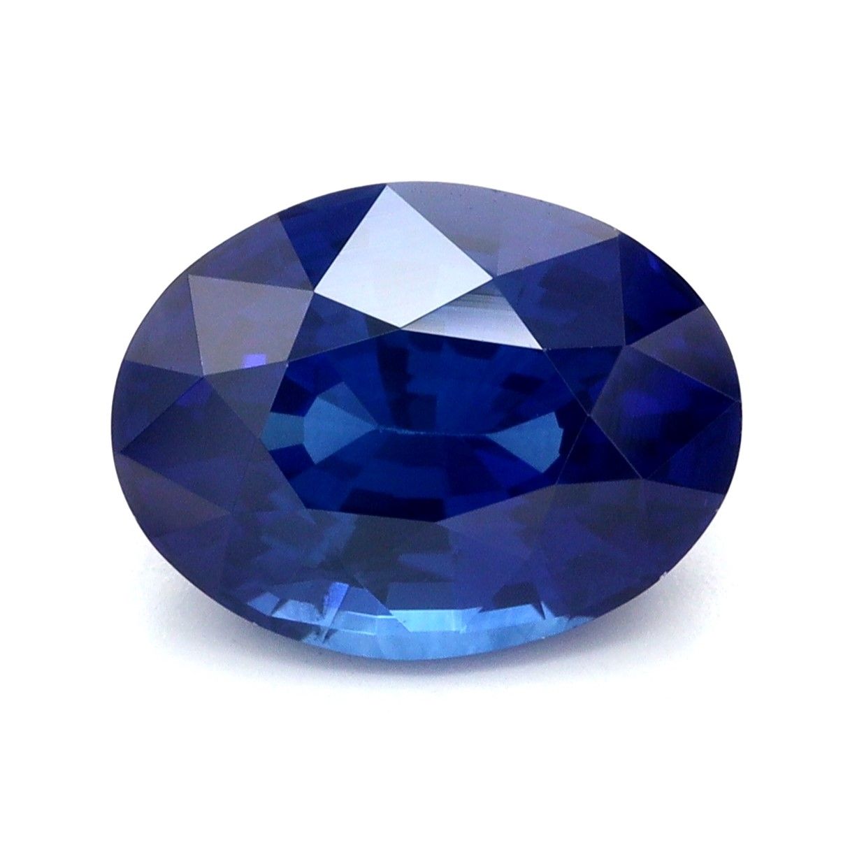 Szafir 2,40 ct, niebieski, szlif owalny