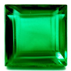 Szmaragd 3,62 ct, zielony, szlif kwadratowy