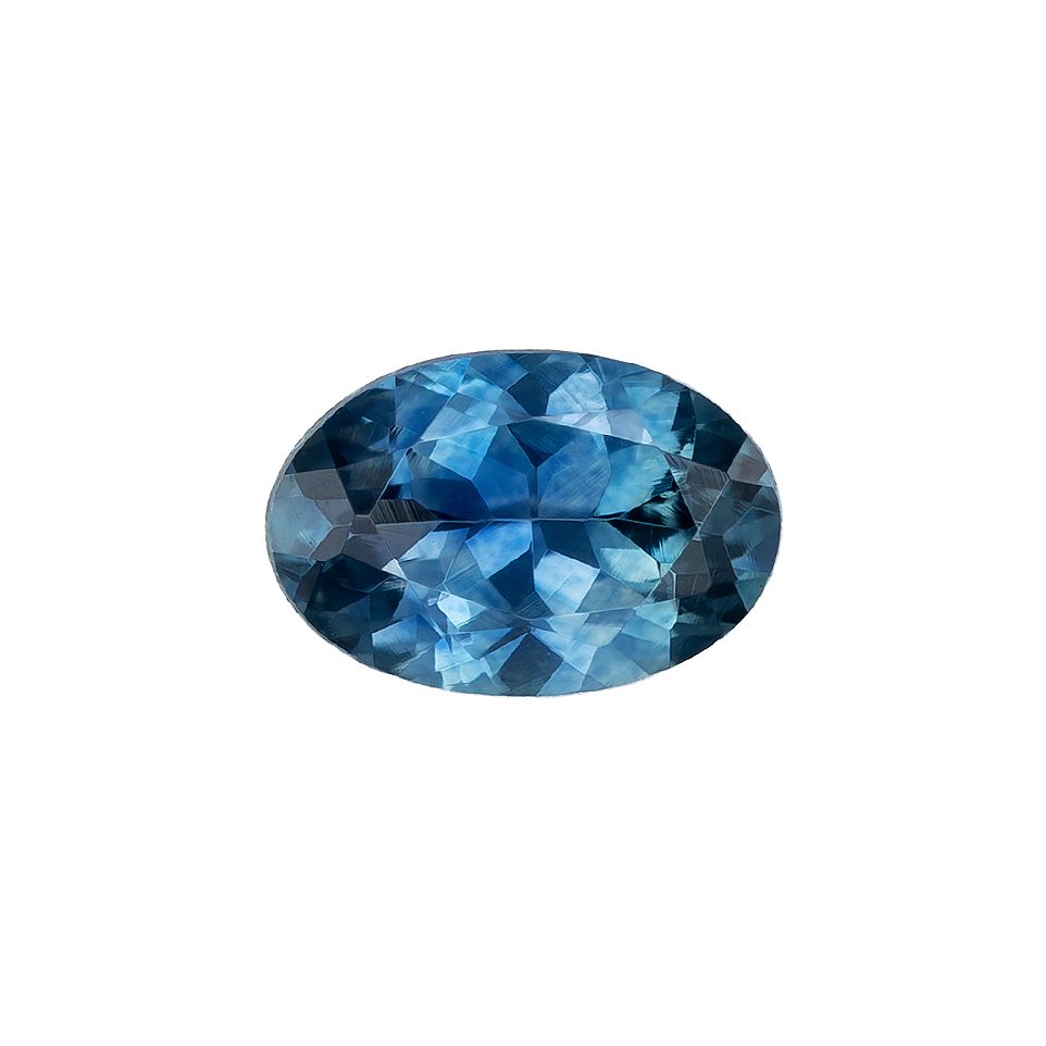 SAPPHIRE FACETED 0.53ct TEAL SI UNITEDSTATES HEATED
