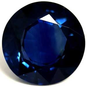 Szafir 4,82 ct, niebieski, szlif okrągły