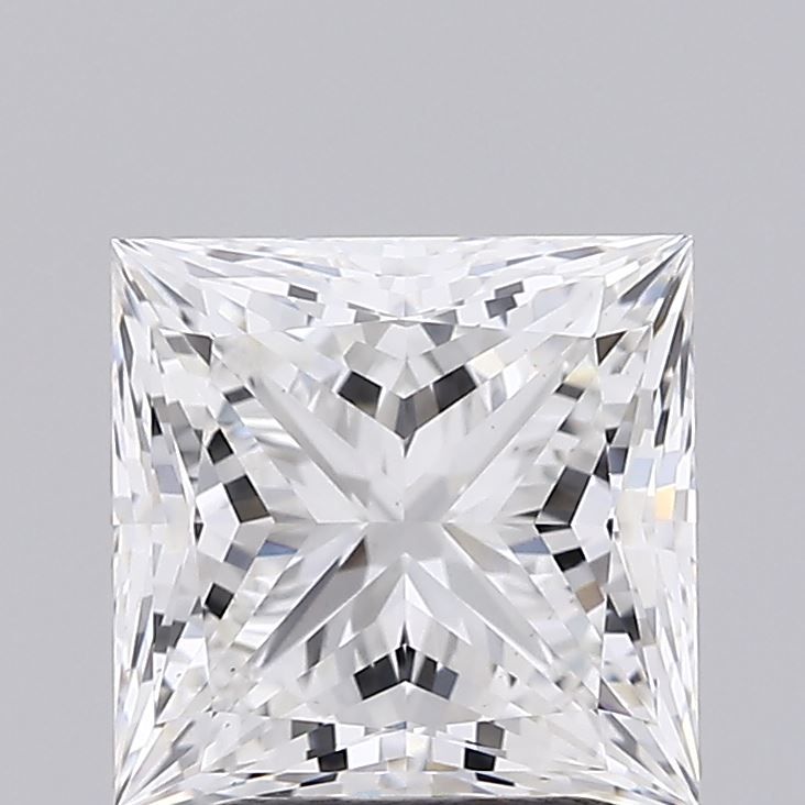 2.53 Carat E VVS2 Princess Lab Diamond