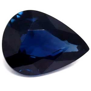 SAPPHIRE FACETED 1.37ct BLUE Intense Blue EC MADAGASCAR NONE