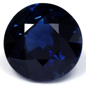 Szafir 1,64 ct, morski, szlif okrągły