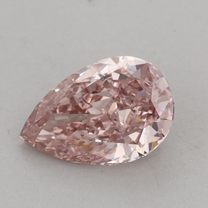 0.76 CT Fancy Intense Brownish Pink PEAR