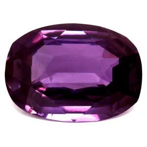Szafir 1,77 ct, purpurowy, szlif cushion
