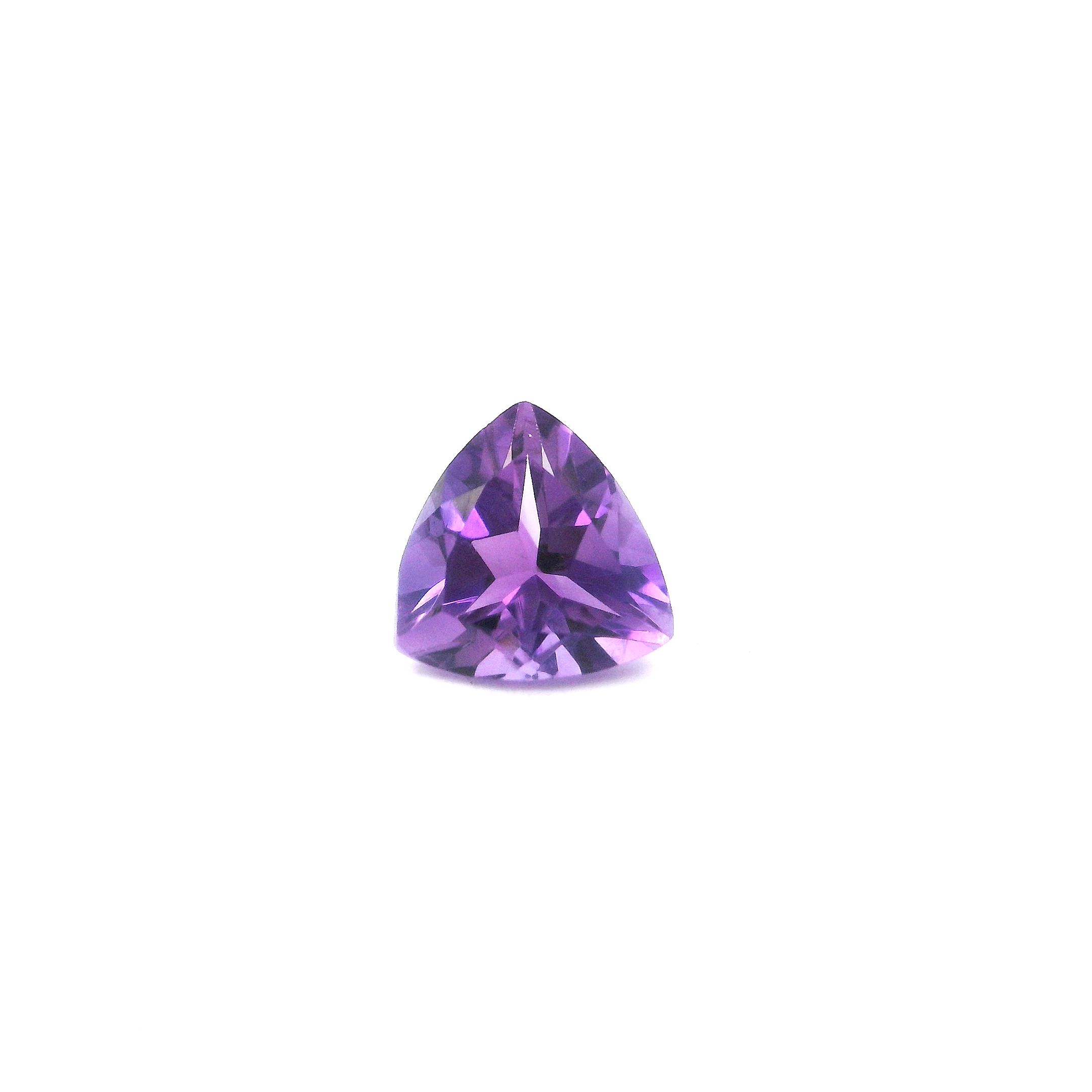 Ametyst 1,49 ct, purpurowy, szlif trójkątny