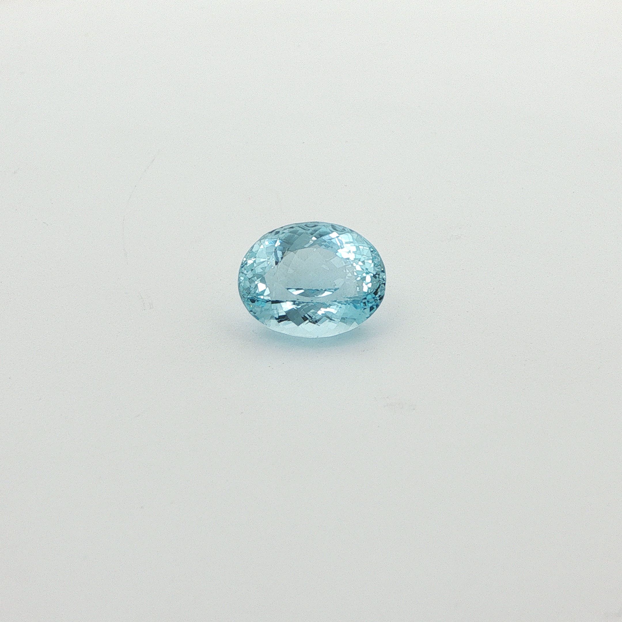 5.04 ct Oval aquamarine