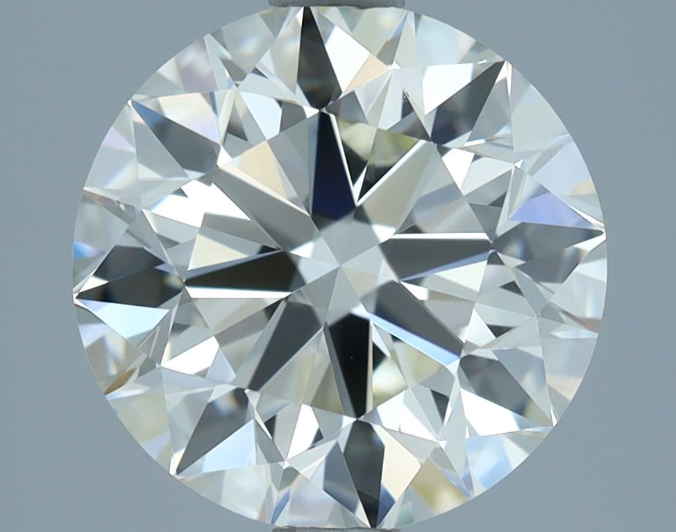 ROUND 2.97 Ct  I VVS2 EX EX NON