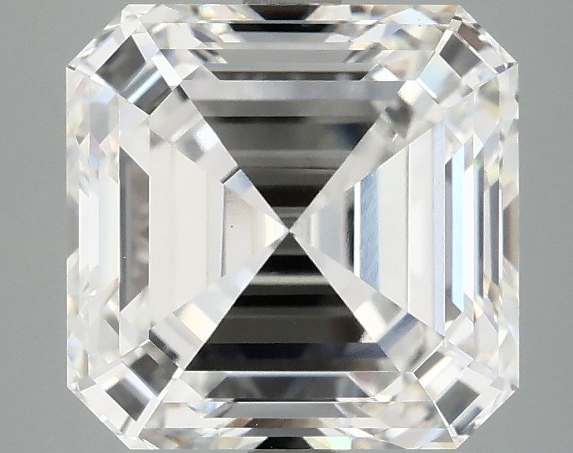 5.10 carat f VVS2 EX Cut IGI asscher diamond