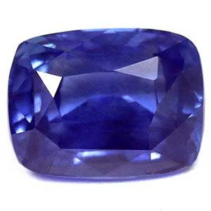 Szafir 2,32 ct, niebieski, szlif cushion