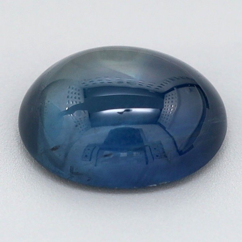 Szafir 1,05 ct, niebieski, kaboszon