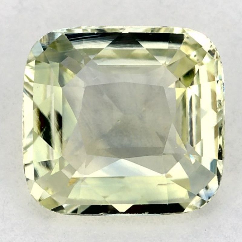 Szafir 2,13 ct, zielony, szlif cushion