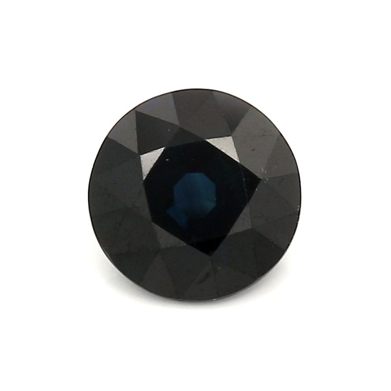 Szafir 1,71 ct, niebieski, szlif okrągły