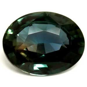 Szafir 1,40 ct, purpurowy, szlif owalny