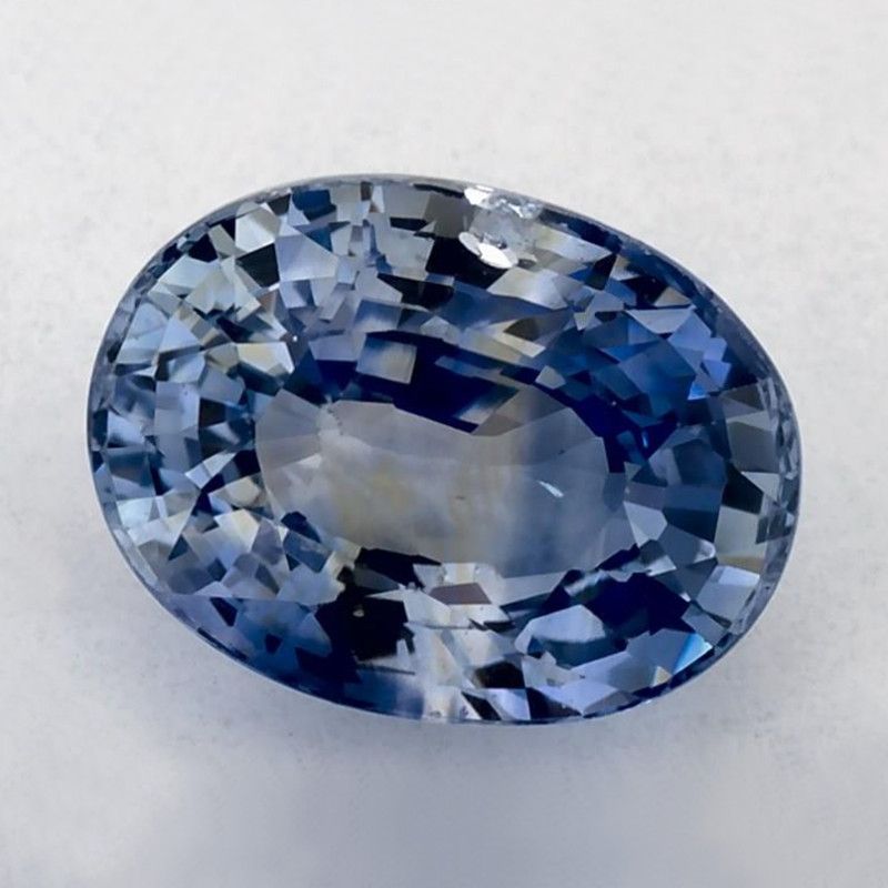 Szafir 1,96 ct, niebieski, szlif owalny