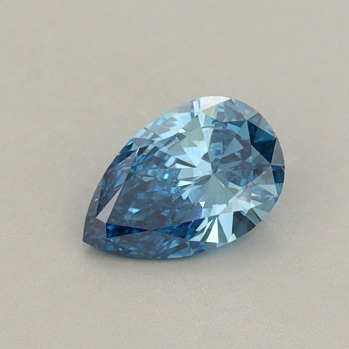 0.33 CT Fancy Vivid Blue PEAR
