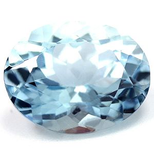 Akwamaryn 2,46 ct, niebieski, szlif owalny