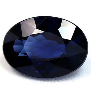Szafir 1,04 ct, niebieski, szlif owalny