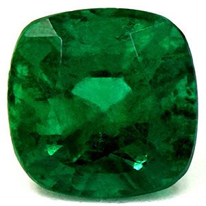Szmaragd 1,16 ct, zielony, szlif cushion