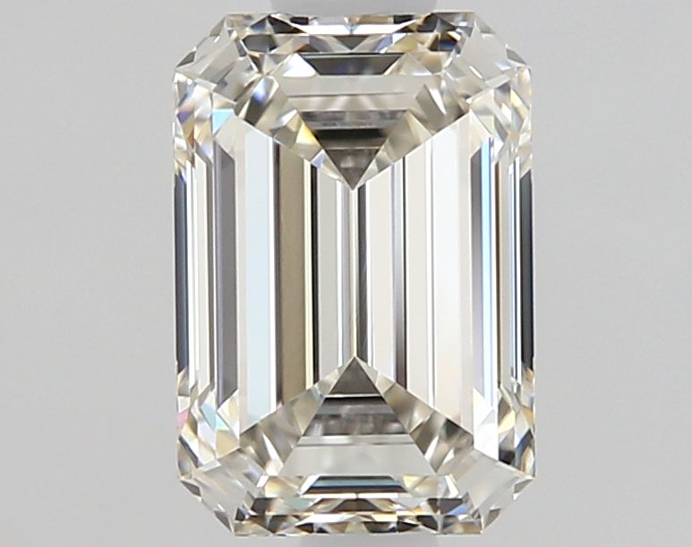 1.02-carat emerald diamond with I color, null cut, and VVS2 clarity.