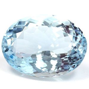Akwamaryn 9,79 ct, niebieski, szlif owalny
