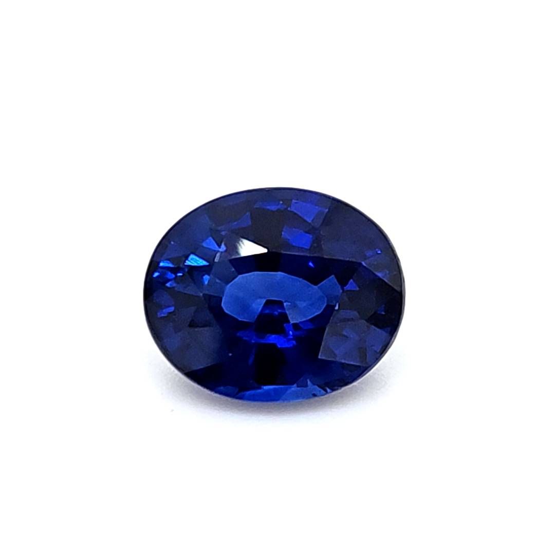 SAPPHIRE FACETED 5.39ct BLUE Blue EC SRILANKA HEATED
