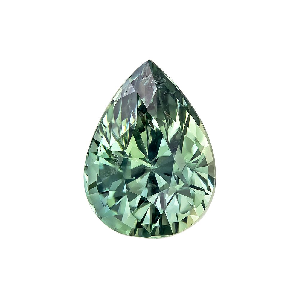 SAPPHIRE FACETED 1.46ct GREEN SI MADAGASCAR NONE