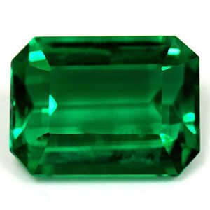 Szmaragd 1,74 ct, zielony, szlif szmaragdowy