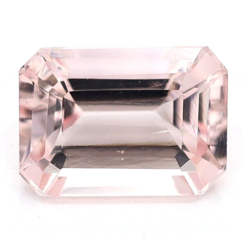 Morganit 1,02 ct, różowy, szlif szmaragdowy