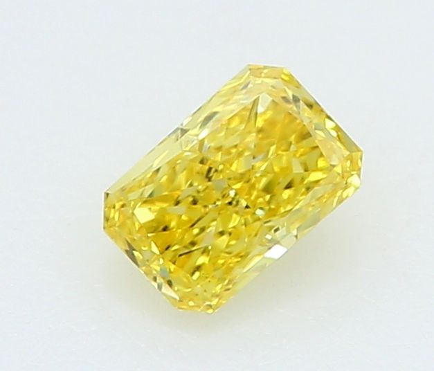 0.23 CT Fancy Vivid Yellow CUSHION MODIFIED