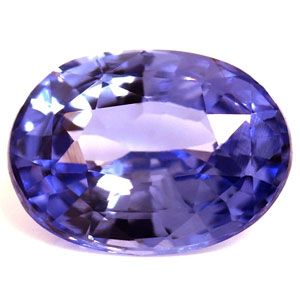 Szafir 1,05 ct, niebieski, szlif owalny