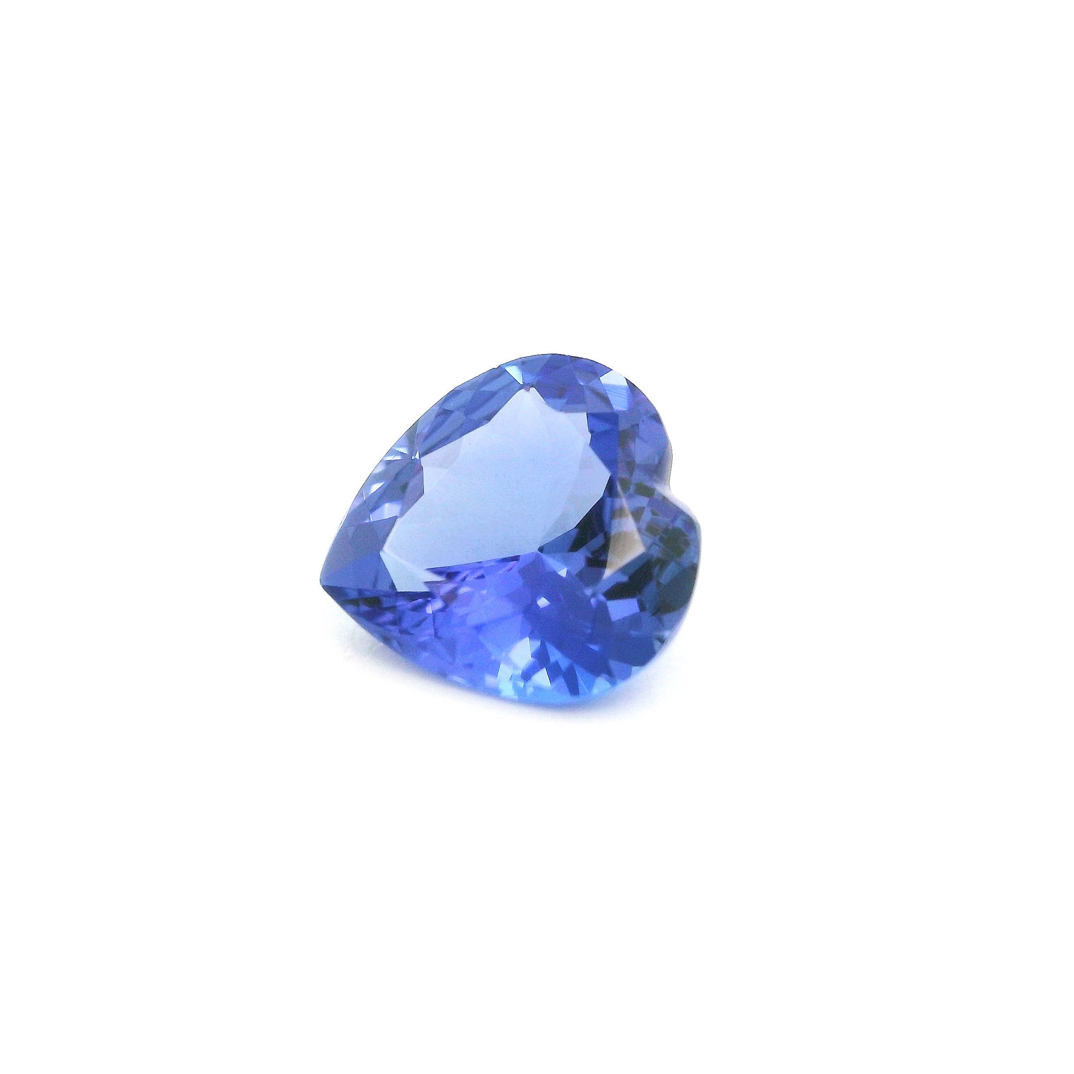 1.47 ct Heart tanzanite