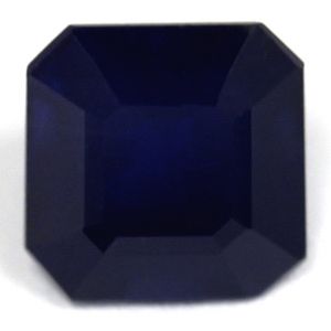 SAPPHIRE FACETED 1.93ct BLUE Navy Blue EC THAILAND HEATED