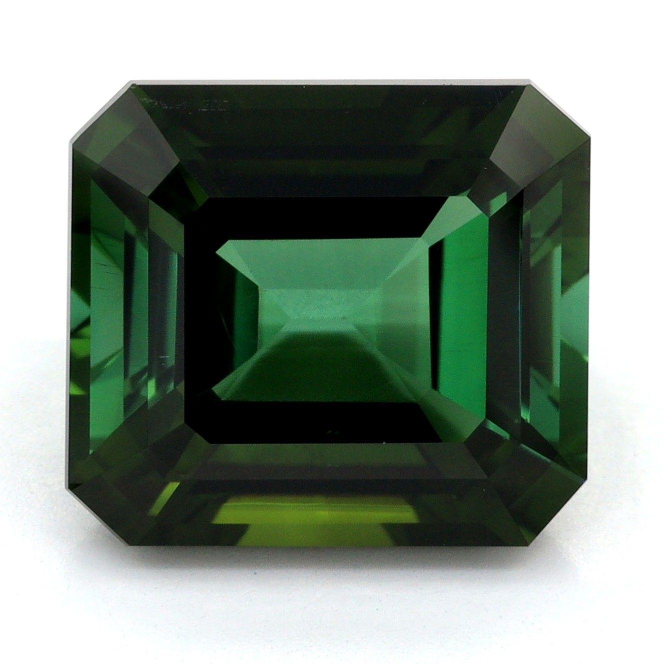 Turmalin 4,71 ct, zielony, szlif szmaragdowy