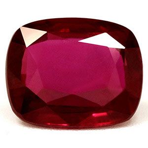 Rubin 2,22 ct, czerwony, szlif cushion