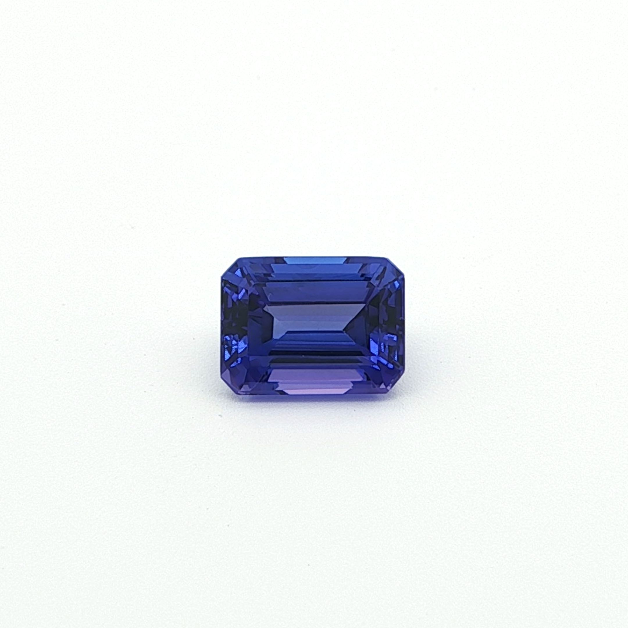 Tanzanit 2,74 ct, niebieski, szlif ośmiokątny