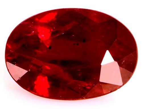 RUBY FACETED 0.52ct RED Red EC THAILAND HEATED