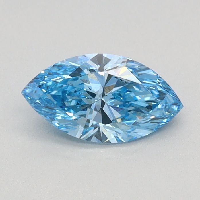 0.4 CT Fancy Vivid Blue MARQUISE