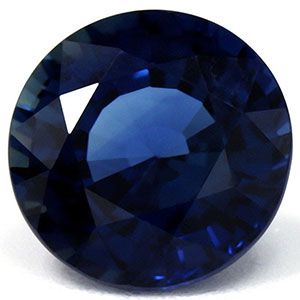 Szafir 2,75 ct, morski, szlif okrągły