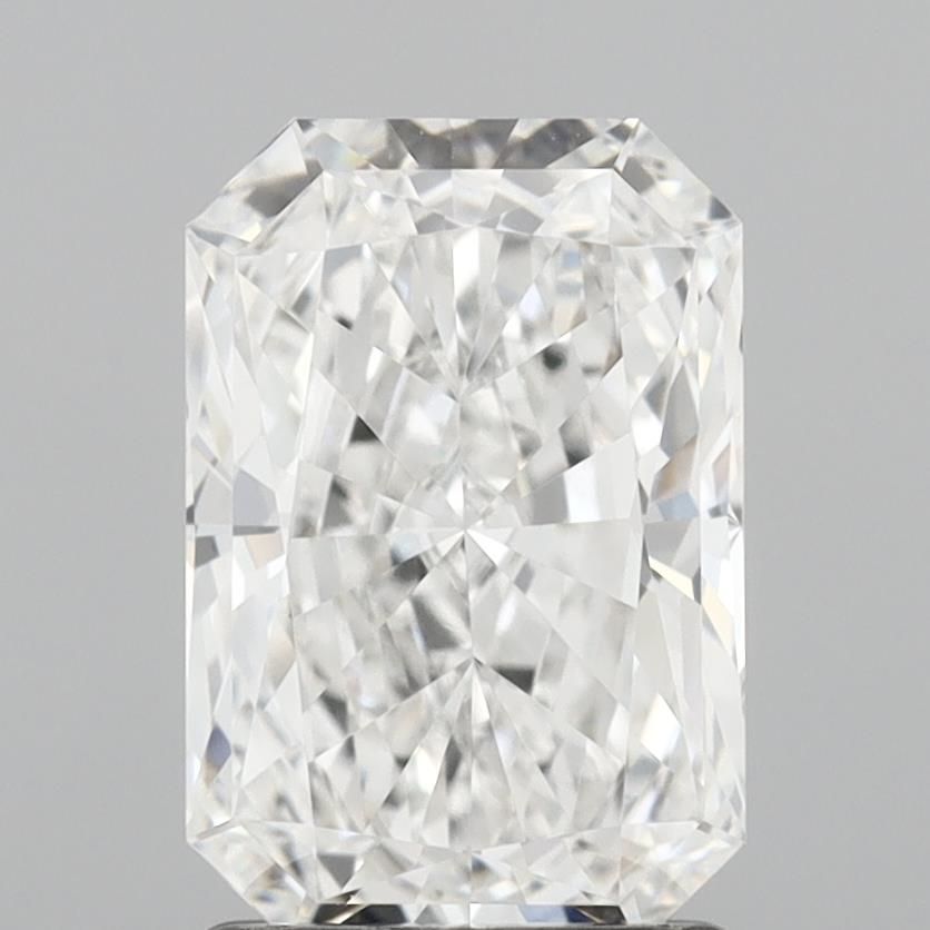 1.58 carat f IF EX Cut IGI radiant diamond