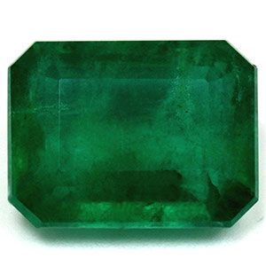 Szmaragd 4,38 ct, zielony, szlif szmaragdowy