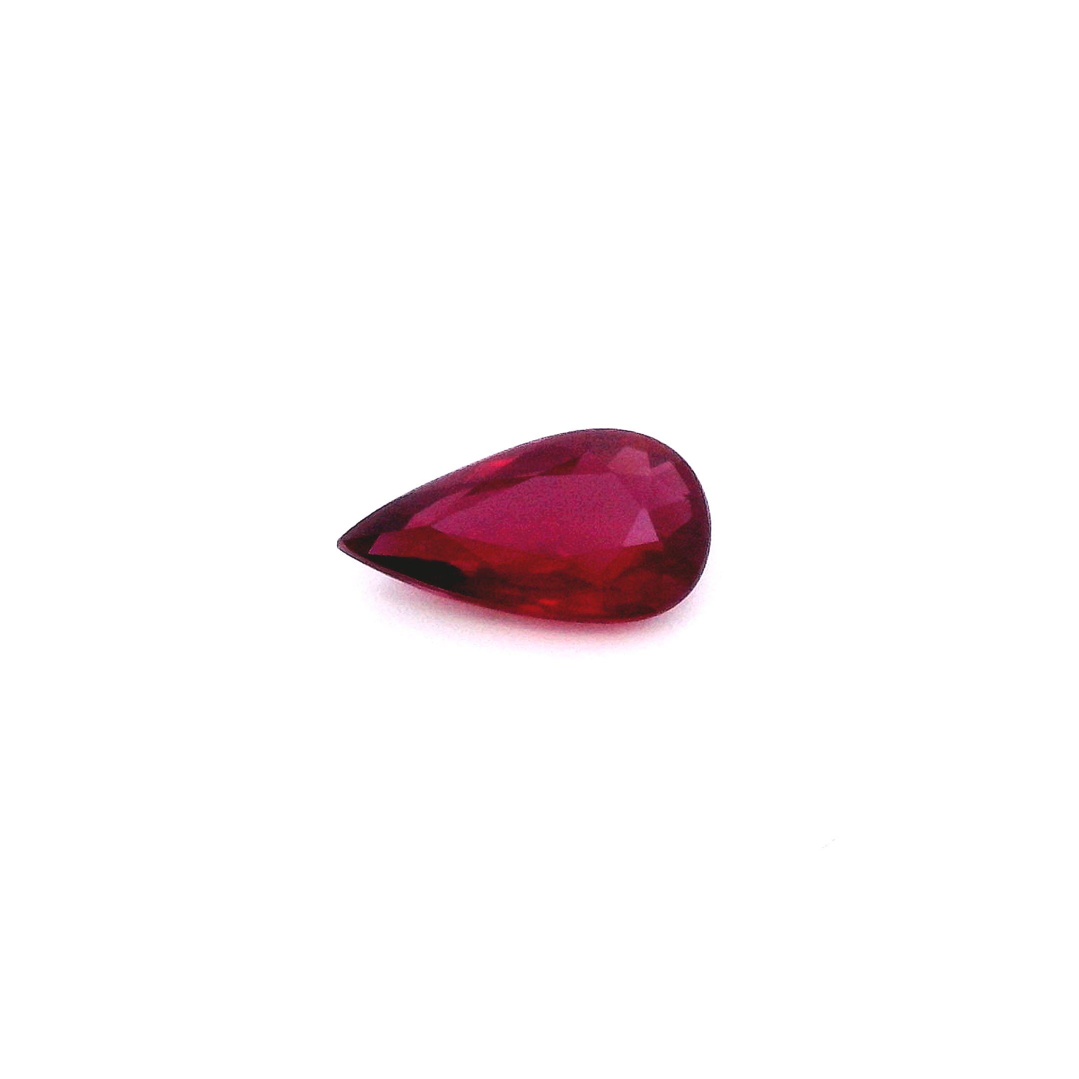 1.75 ct Pear ruby
