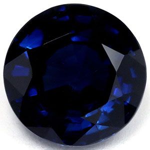 Szafir 1,78 ct, niebieski, szlif okrągły