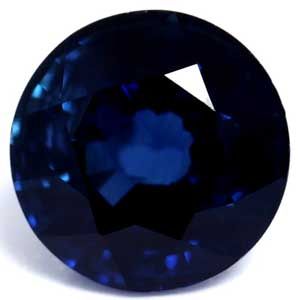 SAPPHIRE FACETED 0.76ct BLUE Deep Blue EC MADAGASCAR HEATED